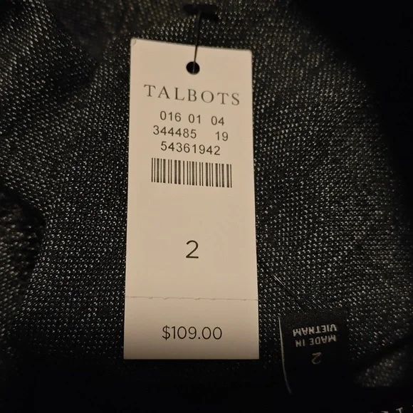 TALBOTS NWT Soho Leggings Green/Blue Tartan Print Size 2 - Picture 16 of 16